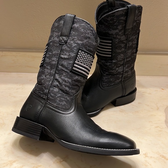 ARIAT Patriot black boots - Picture 2 of 4